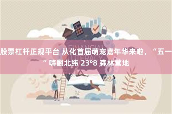股票杠杆正规平台 从化首届萌宠嘉年华来啦，“五一”嗨翻北纬 23°8 森林营地