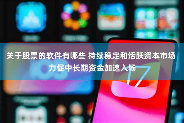 关于股票的软件有哪些 持续稳定和活跃资本市场 力促中长期资金加速入场